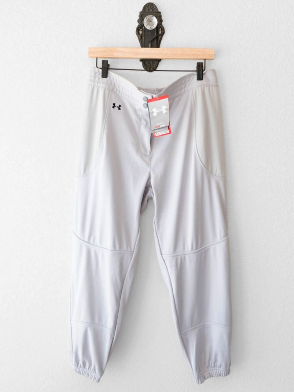 Under Armour HeatGear Softball Pants Women's XL Gray NWT Athletic Baseball